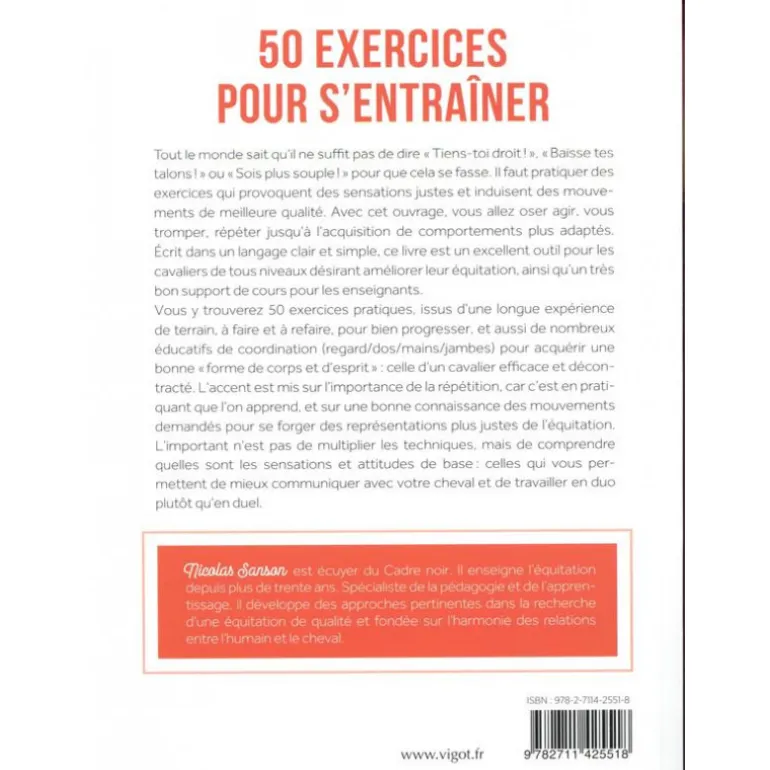 50 exercices pour s'entraîner - Vigot