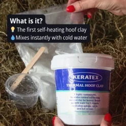 Argile sabot cheval auto-chauffanteThermal Hoof Clay - Keratex