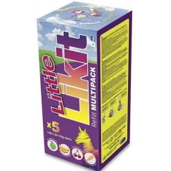 Assortiment 5 blocs à lécher cheval pomme, banane, cerise, carotte - Likit