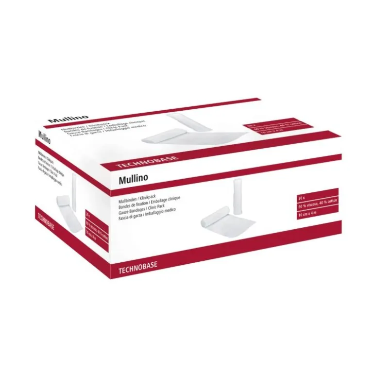 Bandes de Gaze pansements cheval 4m x10 cm Mullino (boite de 20)