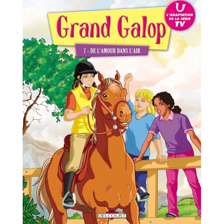 BD Grand Galop Tome 7 : De l'amour dans l'air - Delcourt Jeunesse