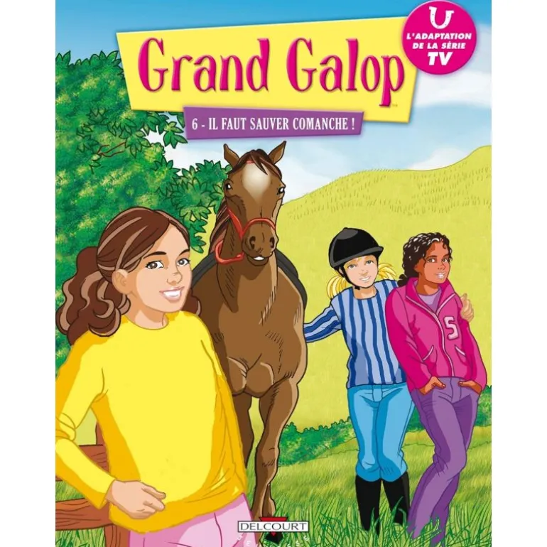 BD Grand Galop Tome 6 : Il faut sauver comanche - Delcourt Jeunesse