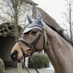 Bonnet anti-mouche cheval Wellington Velvet Basic - Kentucky