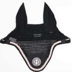 Bonnet anti-mouches cheval Suzette Octobre Rose - Harcour