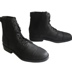 Boots équitation à lacets en nubuck Capitole