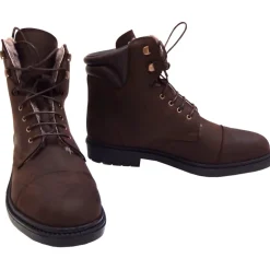 Boots équitation à lacets fourrée nubuck huilé Vigoulet