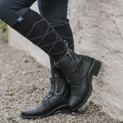 Boots équitation cuir zip et lacets Newcastle - Elt