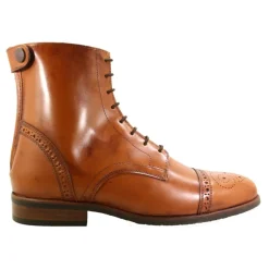 Boots équitation ou ville cuir lacets zip Cyprien