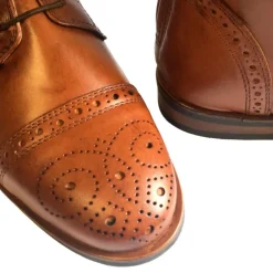 Boots équitation ou ville cuir lacets zip Cyprien