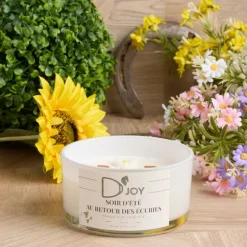 Bougie équitation Soir d'été au retour des écuries Grand format - D'joy