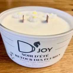 Bougie équitation Soir d'été au retour des écuries Grand format - D'joy
