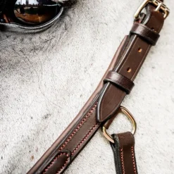 Bridon cuir anatomique cheval Micklem Rambo Deluxe Competition - Horseware