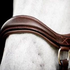 Bridon cuir anatomique cheval Micklem Rambo Deluxe Competition - Horseware