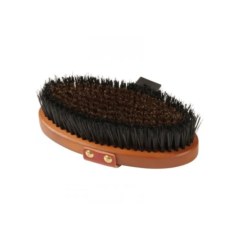 Brosse douce cheval poils courts Hard Wood - Waldhausen