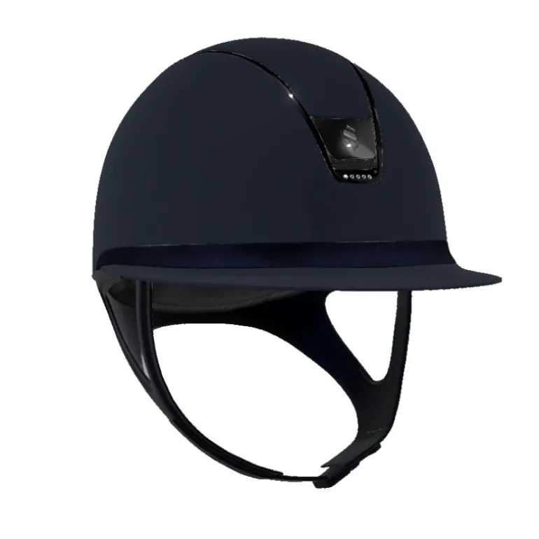 Casque équitation Miss Shield 2.0 5 Swarovski/ Chrome noir - Samshield