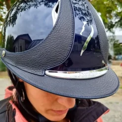 Casque équitation Premium vernis Glossy - Antarès