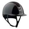 Casque équitation Shadowglossy 2.0 Alcantara Blason Crystals - Samshield