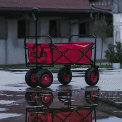 Chariot de pansage 4 roues écurie et concours