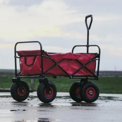 Chariot de pansage 4 roues écurie et concours