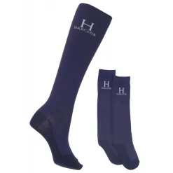 Chaussettes équitation Badminton x2 paires - Harcour