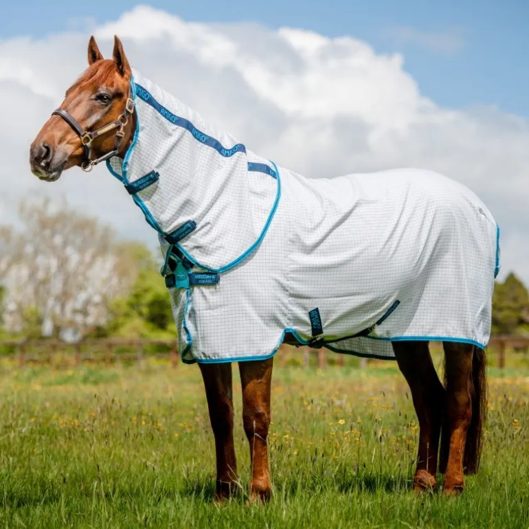 Chemise anti-mouche anti-UV cheval avec couvre-cou Amigo Aussie All Rounder - Horseware