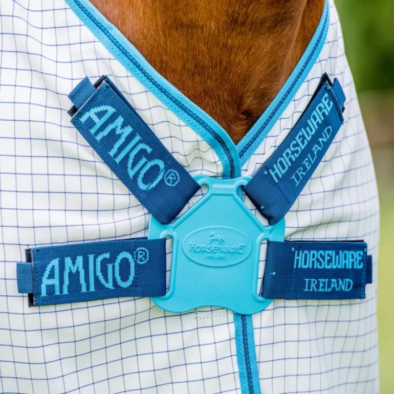 Chemise anti-mouche anti-UV cheval avec couvre-cou Amigo Aussie All Rounder - Horseware