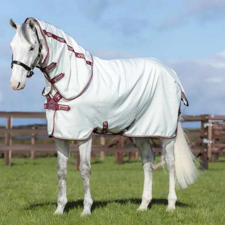 Chemise anti-mouche anti-UV cheval avec couvre-cou Amigo Aussie All Rounder - Horseware