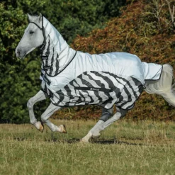 Chemise anti-mouche cheval imperméable Buzz-off Zebra Rain - Bucas