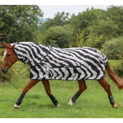 Chemise anti-mouche cheval Buzz off Zebra couvre cou détachable - Bucas