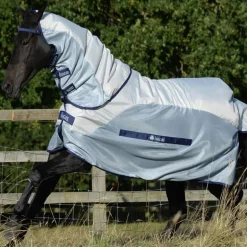 Chemise anti-mouche cheval imperméable avec couvre cou détachable Buzz-off Rain - Bucas