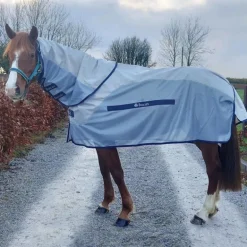 Chemise anti-mouche cheval imperméable avec couvre cou détachable Buzz-off Rain - Bucas