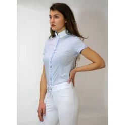 Chemise de compétition courtes microfibre manches Femme Alzira - For Horses