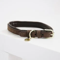 Collier chien Velvet Leather - Kentucky Dogwear