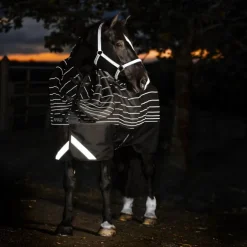 Couverture extérieur cheval avec couvre-cou réfléchissante Amigo Reflectech Plus 50g - Horseware
