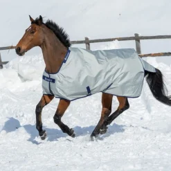 Couverture imperméable cheval thermorégulante Power Turnout Médium 150g - Bucas