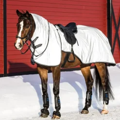 Couvre reins avec couvre cou réflechissant rambo 50g - Horseware