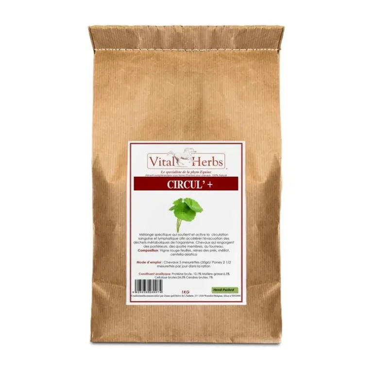 Drainage engorgements cheval Circul + (Lympha Draine) - Vital Herbs