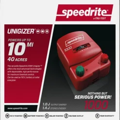 Electrificateur Mixte clôture cheval Unigizer 1000 - Speedrite