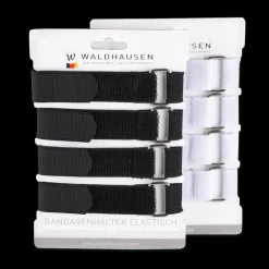 Fixation avec velcro élastique pour bandes x 4 - Waldhausen