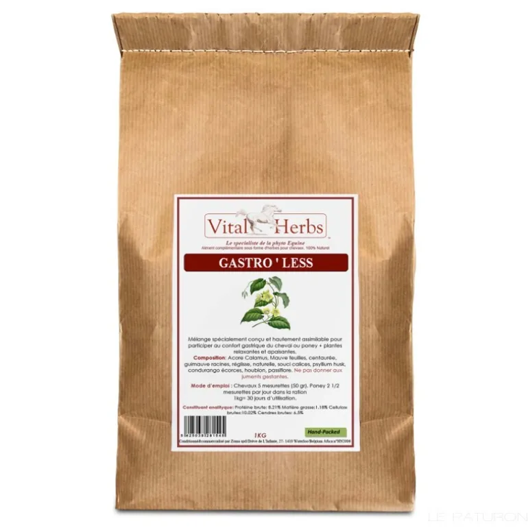 Formule digestion cheval Gastro Less - Vital Herbs