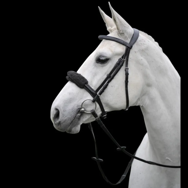 Fourreau muserolle/têtière mouton synthétique - Waldhausen