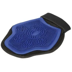 Gant de pansage cheval Duo caoutchouc/microfibre - Harry's Horse