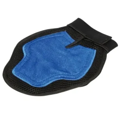 Gant de pansage cheval Duo caoutchouc/microfibre - Harry's Horse