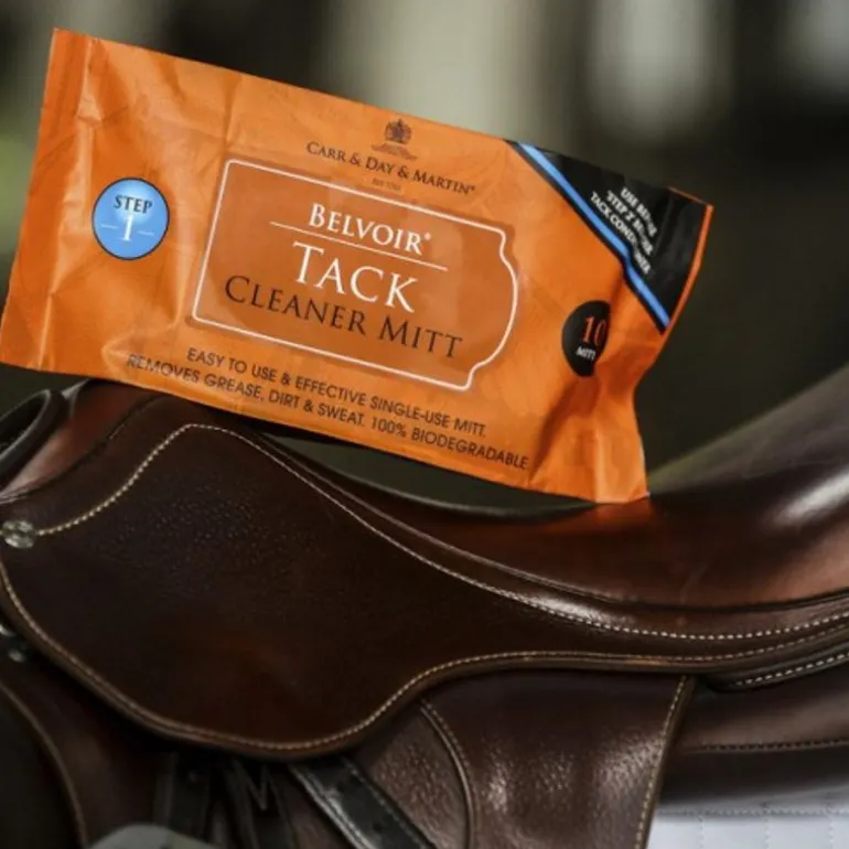 Gants de nettoyage lingettes cuir Belvoir Tack Cleaner - Carr and Day and Martin