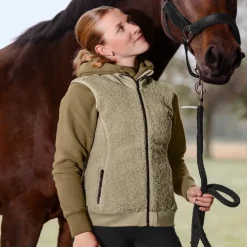 Gilet sherpa polaire sans manches équitation femme Rotterdam - Elt