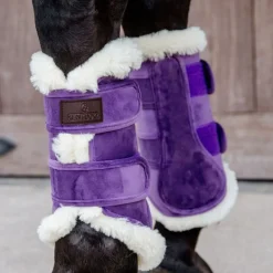 Guêtres cheval Brushing Velvet Contrast - Kentucky