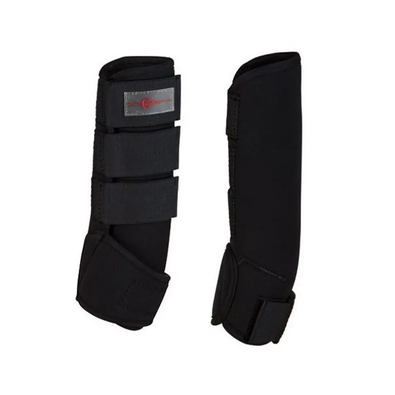 Guêtres de dressage intégrales cheval x 4