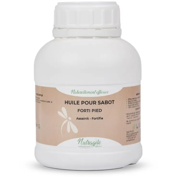 Huile sabot cheval assainissante et durcissante Forti Pied - Nutragile