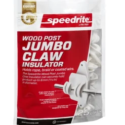 Isolateur double doigt Jumbo clôture cheval lot de 25 - Speedrite