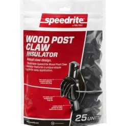 Isolateur W noir pour piquet en bois clôture cheval lot de 25 - Speedrite
